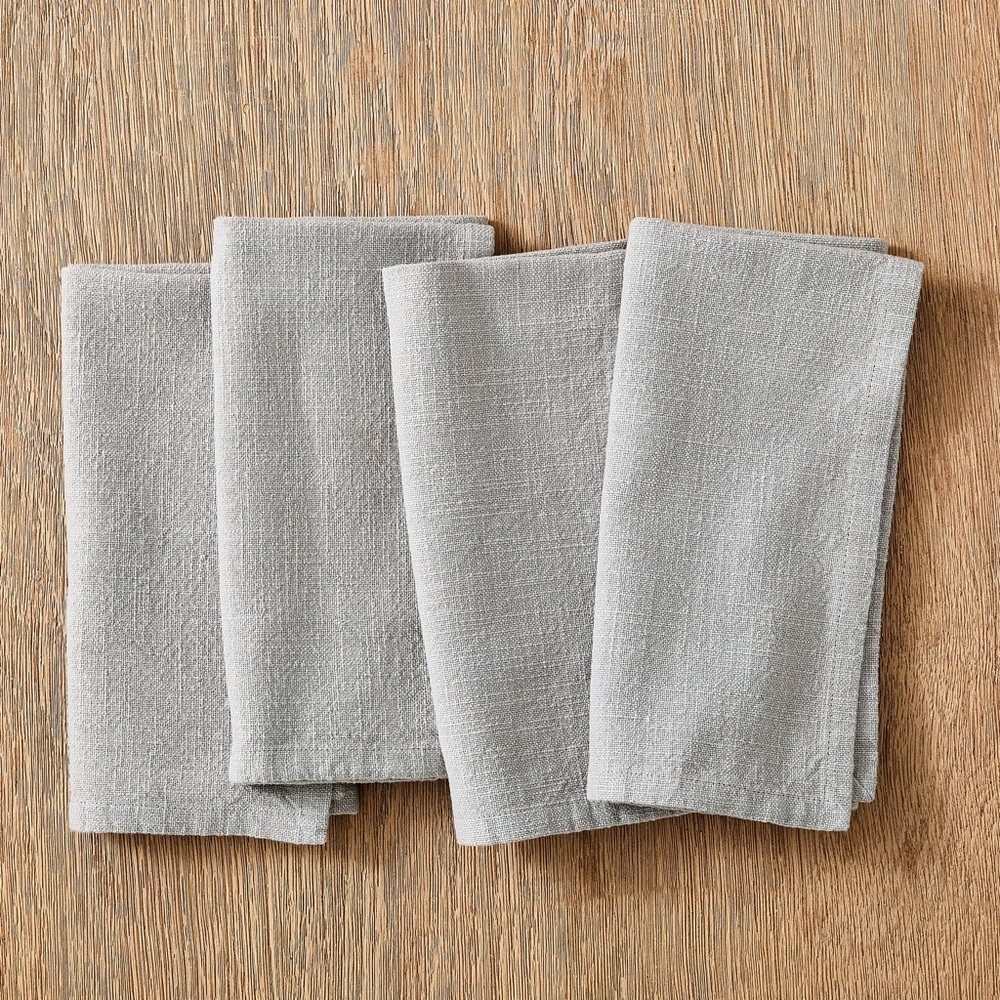 West Elm Slub Cotton 20" x 20" Napkin Set of TWO